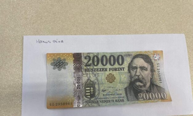 Hamis húszezreseket hozott forgalomba egy nő Budapesten, többet erre már nem lesz lehetősége