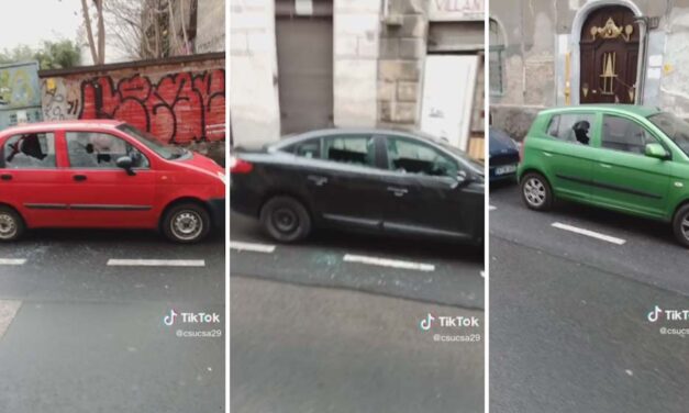 „Egy fiatal pár egy pici gyerekkel ott sírt az autójuk mellett” – Ilyen volt a reggel a 8. kerületben, ahol 36 parkoló autó üvegét törték ki kamaszok
