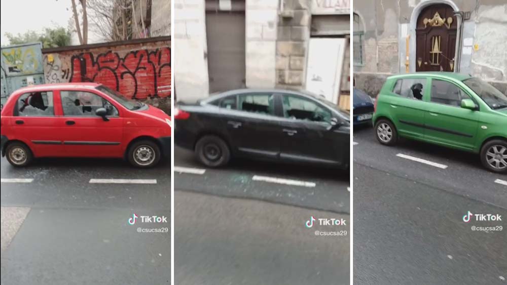 „Egy fiatal pár egy pici gyerekkel ott sírt az autójuk mellett” – Ilyen volt a reggel a 8. kerületben, ahol 36 parkoló autó üvegét törték ki kamaszok