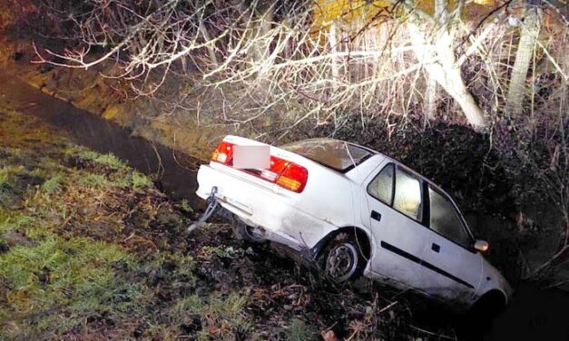 Megfürdette Suzukiját: a Rákos-patakba hajtott és félig elmerült egy személygépkocsi Gödöllőn
