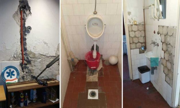 Megalázó körülmények a szentendrei mentőállomáson, a helyiek összefogtak az épület felújításáért, nem tűrik tovább, hogy ilyen körülmények között dolgozzanak az életmentők