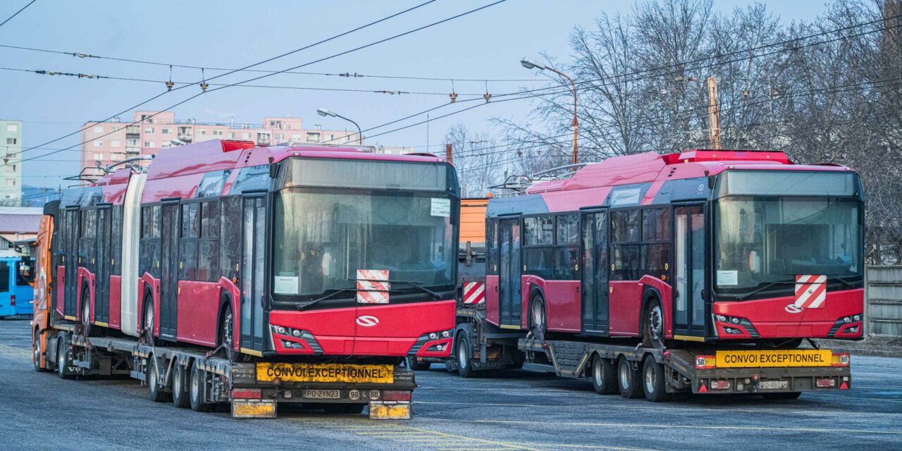 Megjöttek az új trolibuszok, a kötelező próbafutás után a 75-ös és a 80-as vonalán utazhatunk majd velük