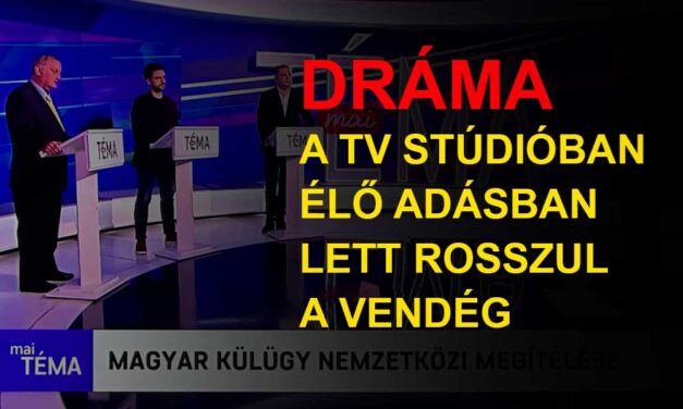 „Lefektettük a stúdió padlójára, szerencsére hamarosan magához tért” – drámai részleteket árult el a műsorvezető aki az élő adás közben elájult szakértőnek segített