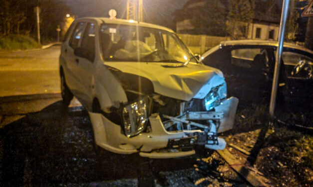 Durva csattanás a 18. kerületben: nem állt meg a STOP-táblánál, hanyatt-homlok iszkolt a helyszínről