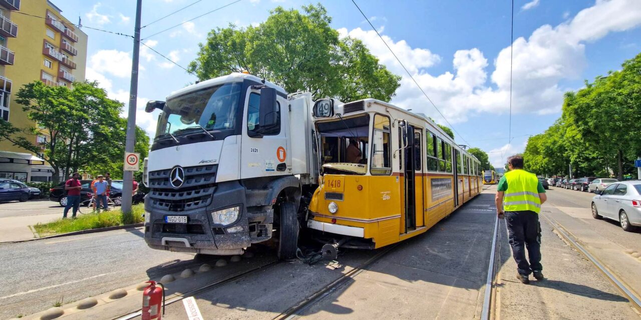 Súlyos baleset történt Újbudán