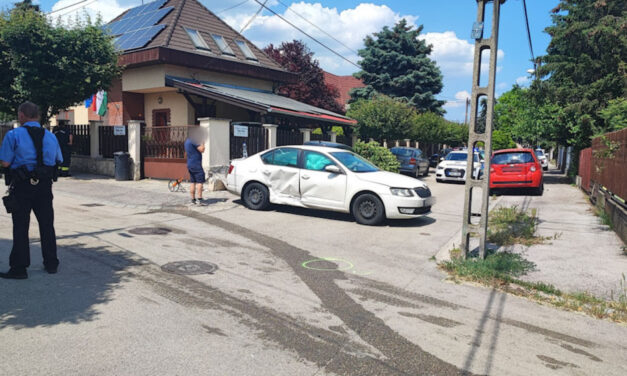 Durva csattanás volt Németh Szilárd csepeli otthona előtt: ismét a jobbkéz-szabály értelmezése okozott balesetet
