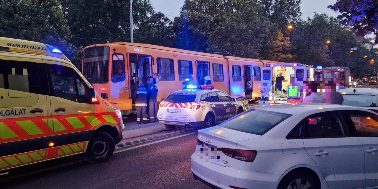 Ez szörnyű! Elgázolt egy 10 éves gyermeket a 24-es villamos a fővárosban