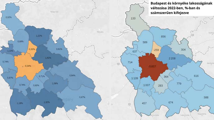 Még mindig nem állt meg a fővárosi agglomeráció túlnépesedése ‒ a legfrissebb számok is önmagukért beszélnek
