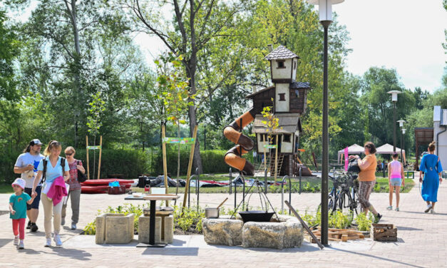 Olyan szabadidőparkot adtak át Csepelen, ami gyorsan a helyiek kedvence lehet