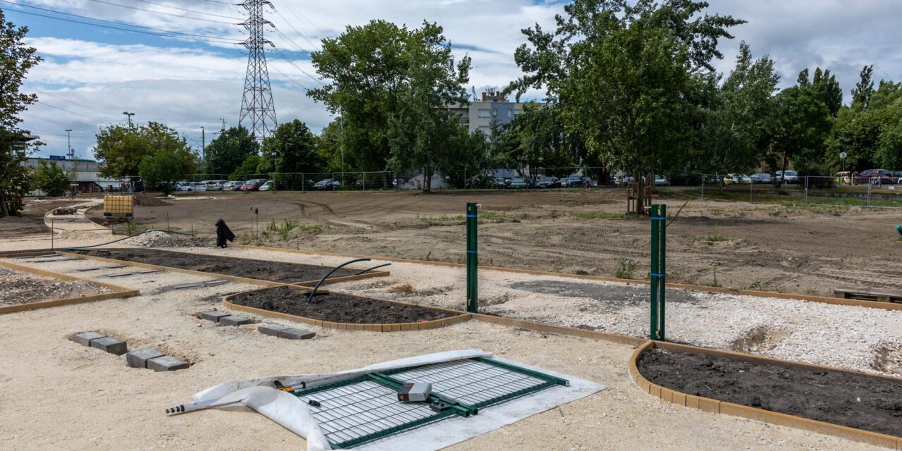 Családbarát fejlesztések Újpesten: az őszre elkészülhet a Városkapu park, új játszótérrel és térfigyelő kamerákkal