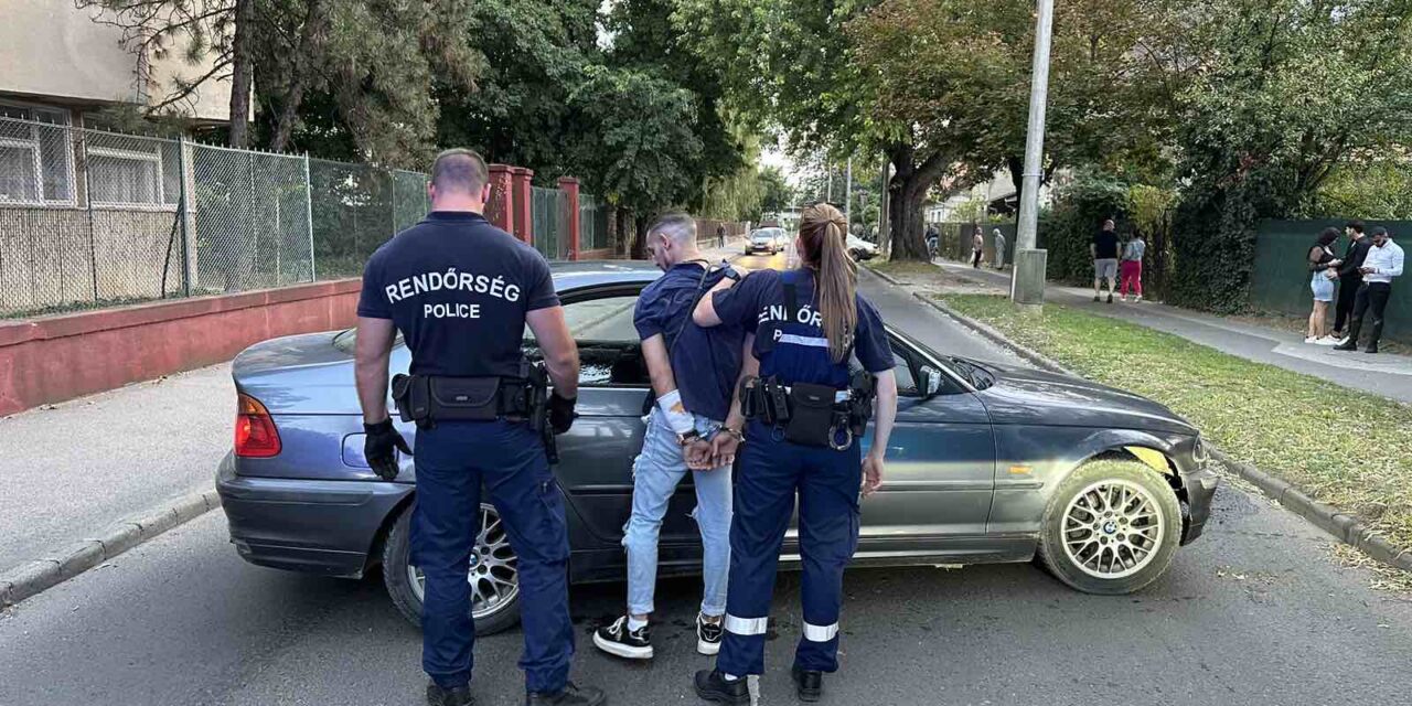 Nem akart megállni a BMW 19 éves váci sofőrje, hamar lekapcsolták a helyi rendőrök