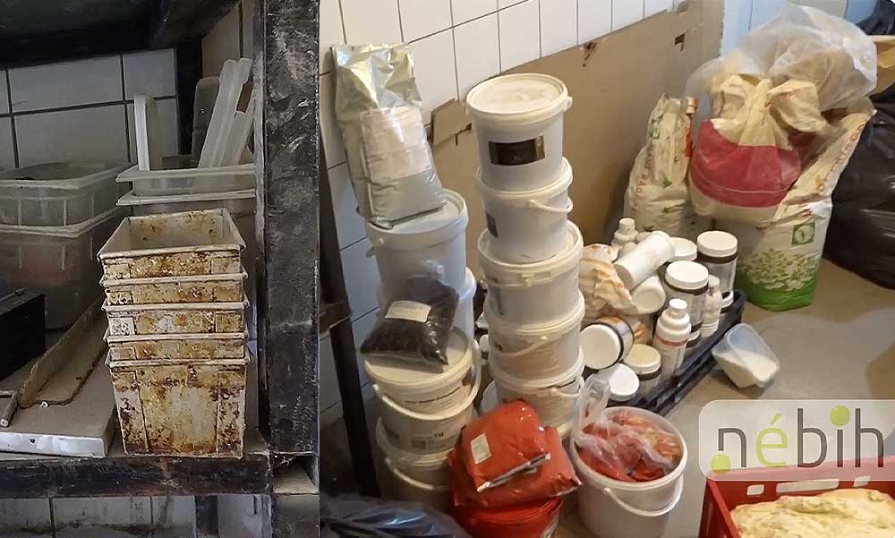 Bezáratta a Néhib Vácon az egyik Albán Pékséget: koszt, mocskot és több éve lejárt élelmiszereket találtak az ellenőrök