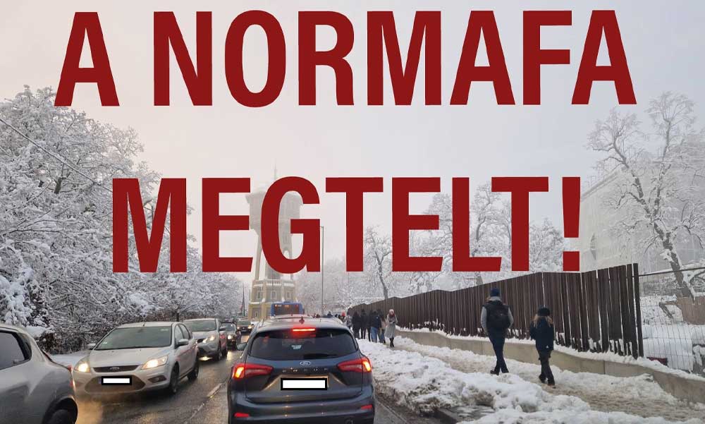 Megtelt a Normafa! Annyian akartak szánkózni, teljesen bedugultak az utak, a rendőrök nem engedik fel az autósokat