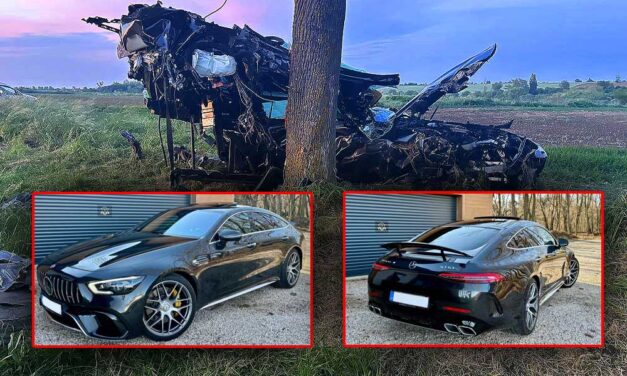 45 millió forintért árulta luxus Mercedesét Stétz Dániel testépítő, MMA-harcos, aki szombaton halálos balesetet szenvedett Szalántánál
