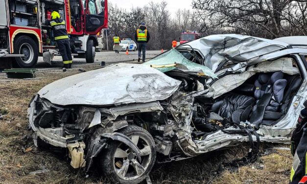 Halálos baleset az 51-es főúton, Dunaharasztinál: a BMW sofőrje a helyszínen  szörnyethalt