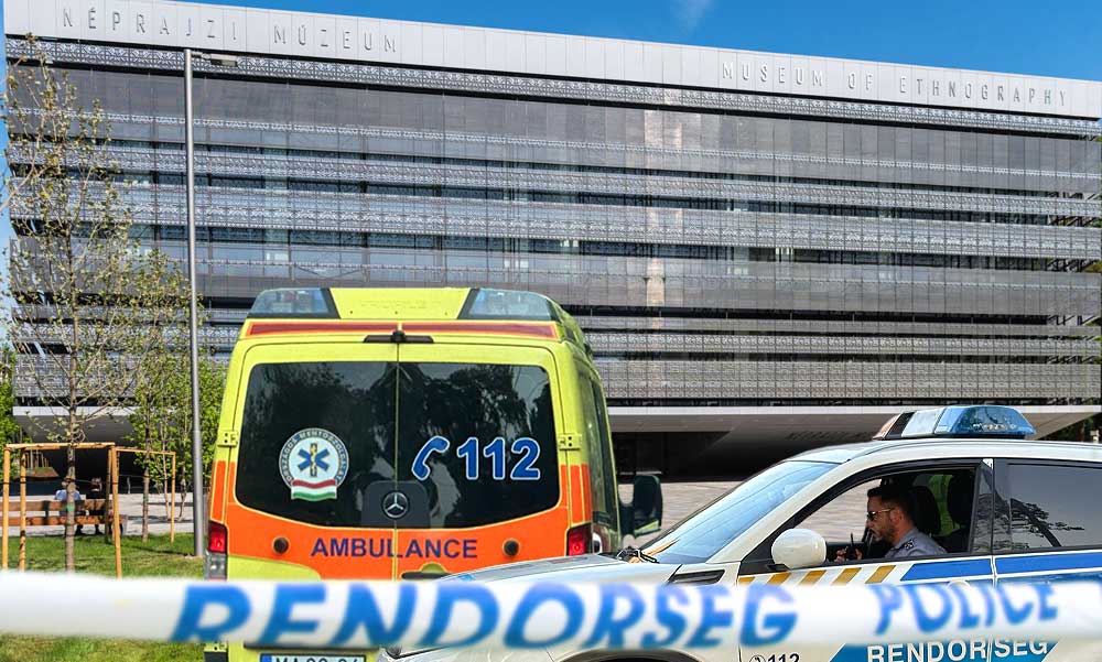 Lezuhant és meghalt egy férfi a Néprajzi Múzeum tetejéről