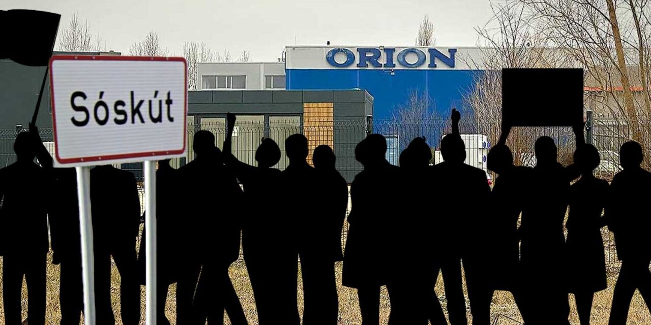 Sóskúti akkubontó: Tüntetés az üzem ellen, 6 település kiáll a sóskútiak mellett, 5 közeli település polgármestere viszont a sunnyogást választotta