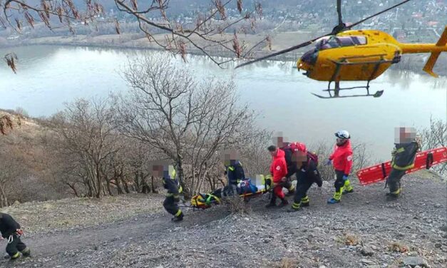 Mentőhelikopter a Dunakanyarban – súlyos balesettel végződött a könnyűnek ígérkező túra